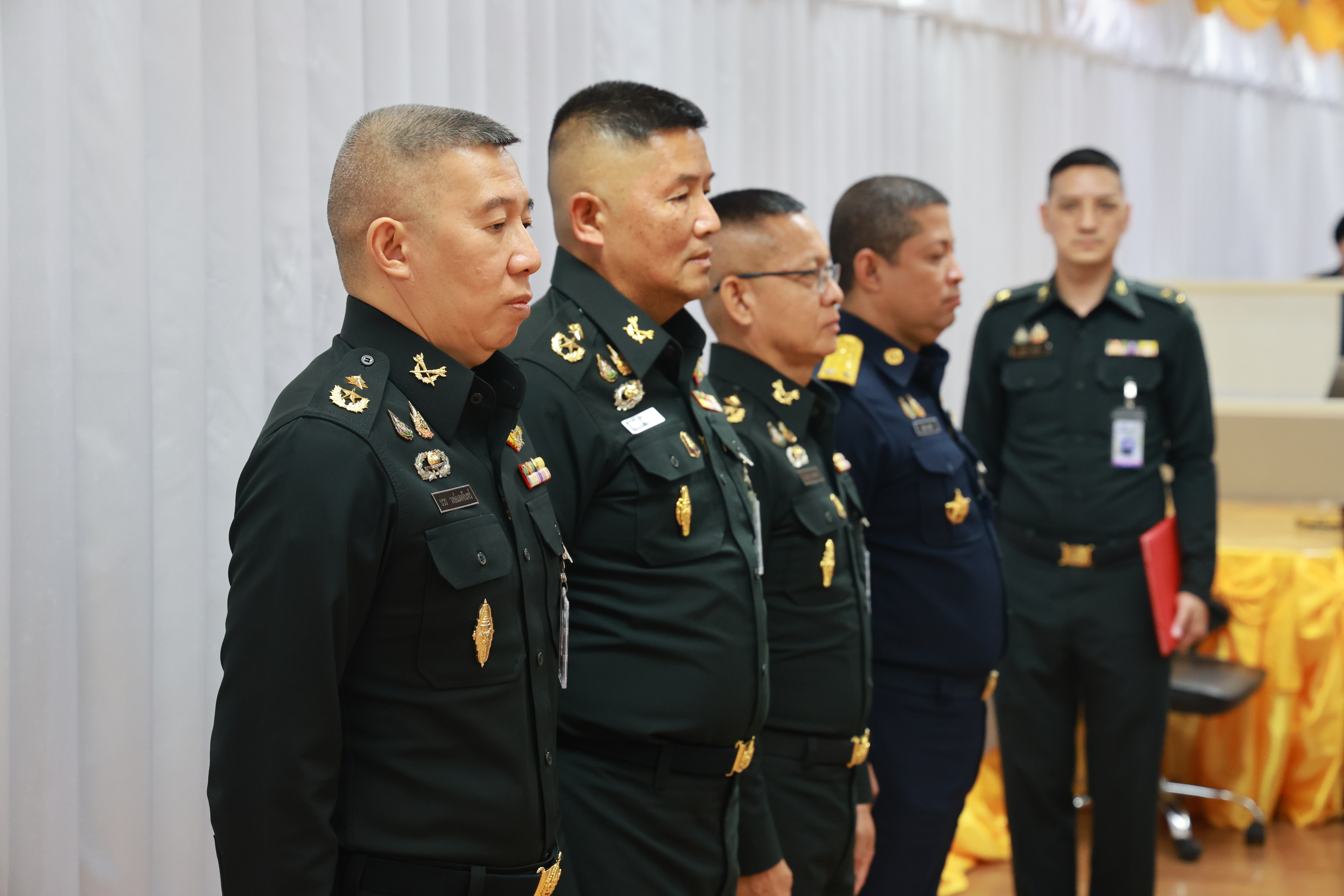 พิธีประ​ดับเครื่อง​หมาย​ยศ​ข้าราชการ กรมเทคโนโลยีสารสนเทศและอวกาศกลาโหม