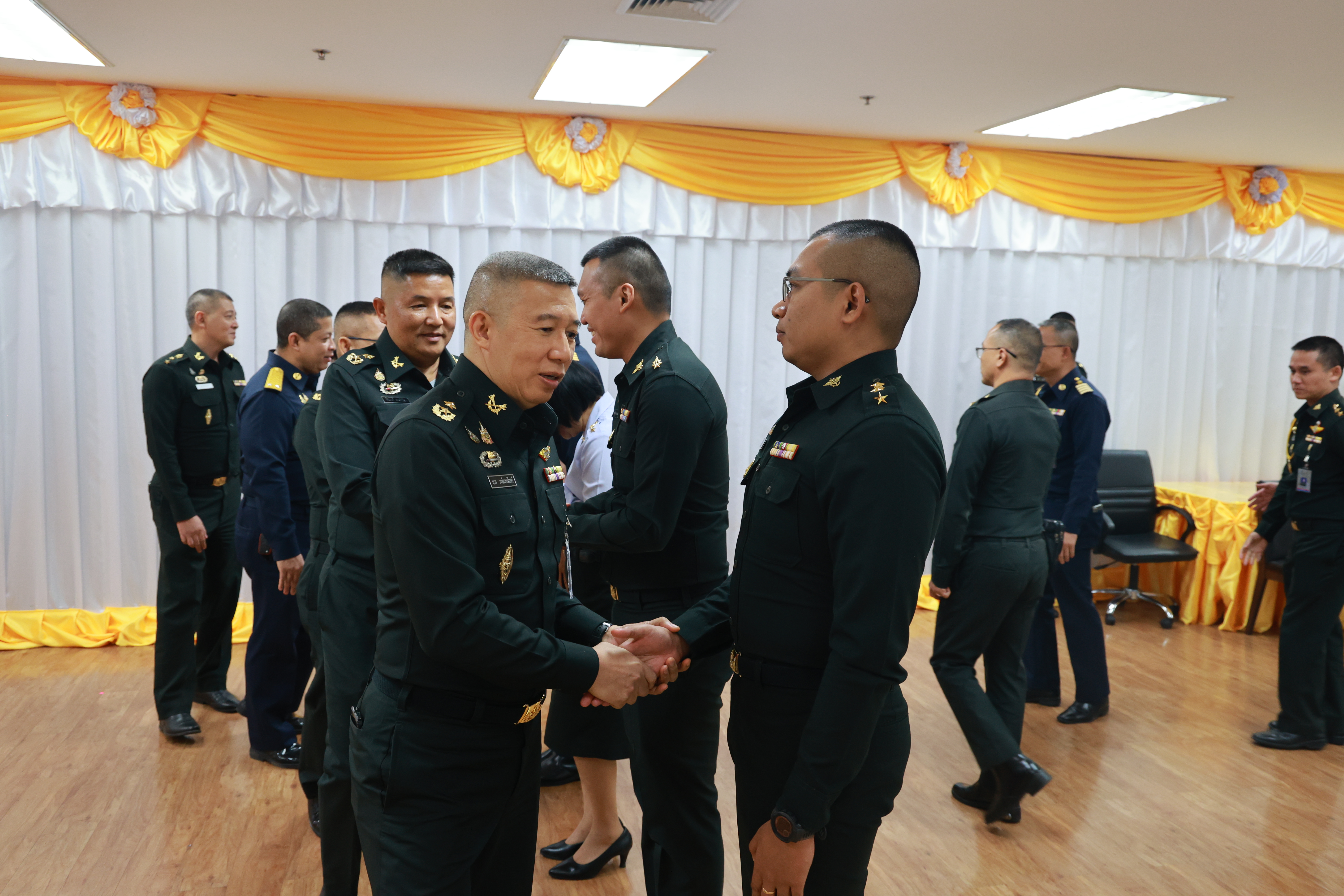 พิธีประ​ดับเครื่อง​หมาย​ยศ​ข้าราชการ กรมเทคโนโลยีสารสนเทศและอวกาศกลาโหม