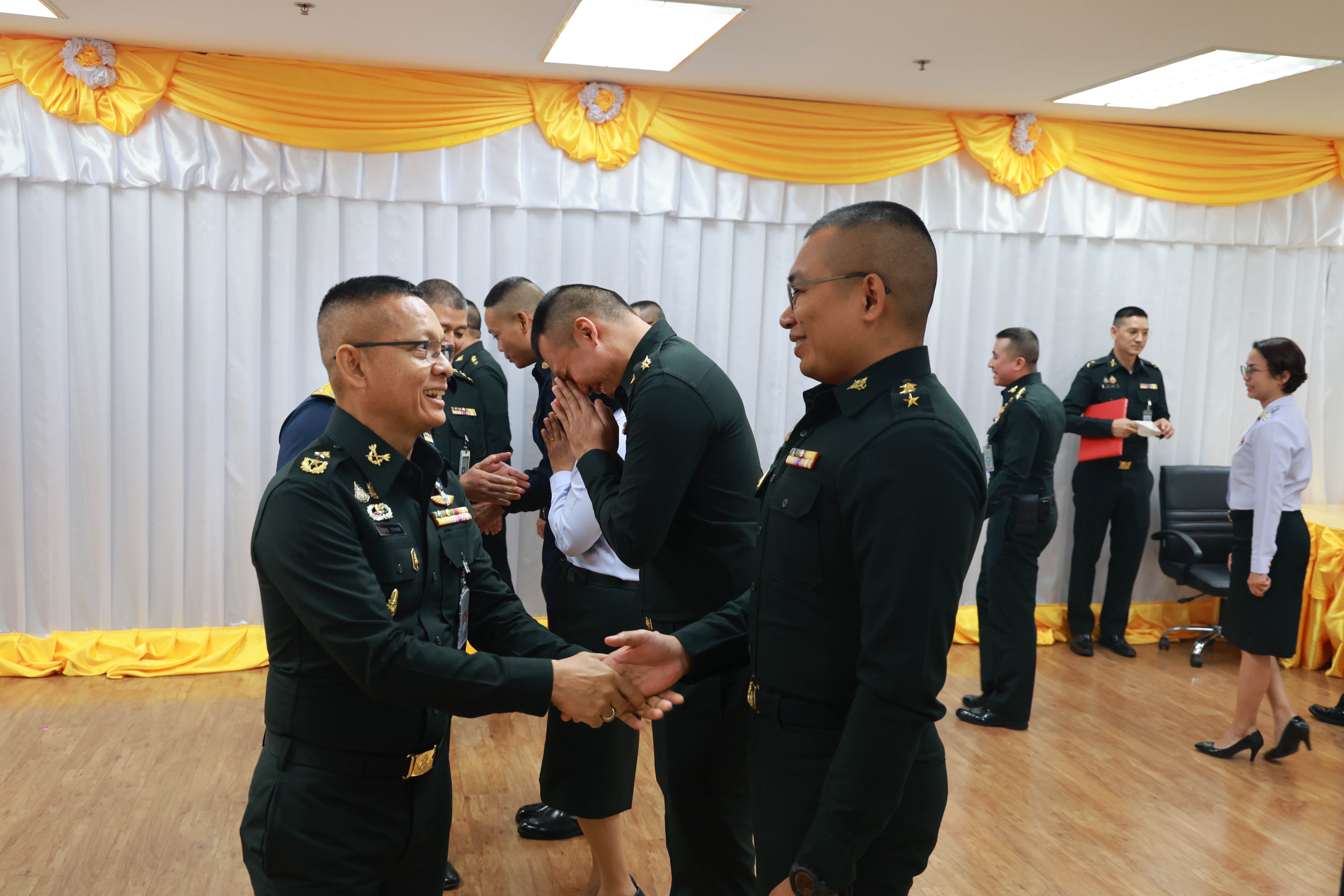 พิธีประ​ดับเครื่อง​หมาย​ยศ​ข้าราชการ กรมเทคโนโลยีสารสนเทศและอวกาศกลาโหม