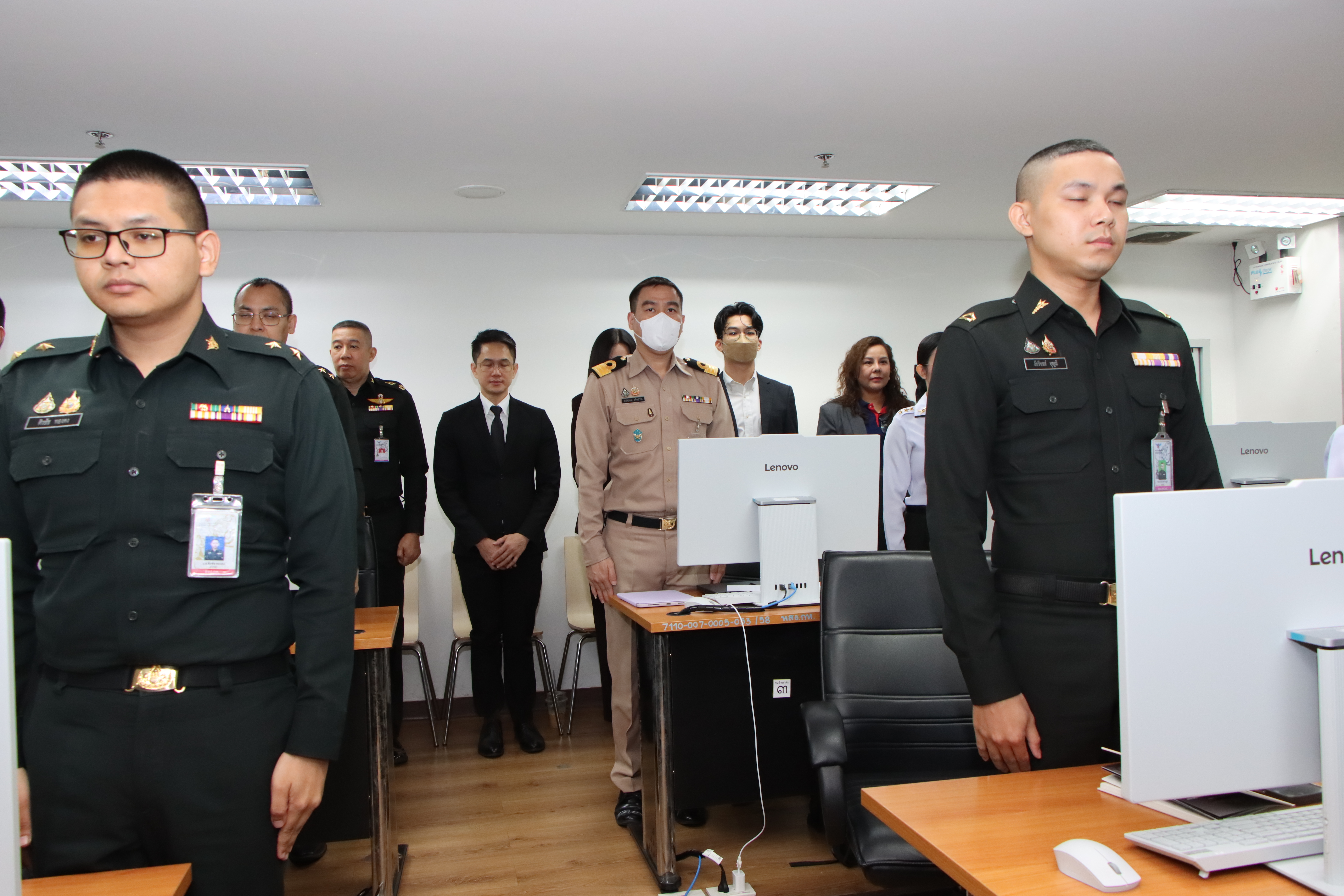 พิธีการเปิดการประชุมสัมมนาเชิงปฏิบัติการ การจัดทำสถาปัตยกรรมองค์กร และการบริหารจัดการข้อมูลขนาดใหญ่