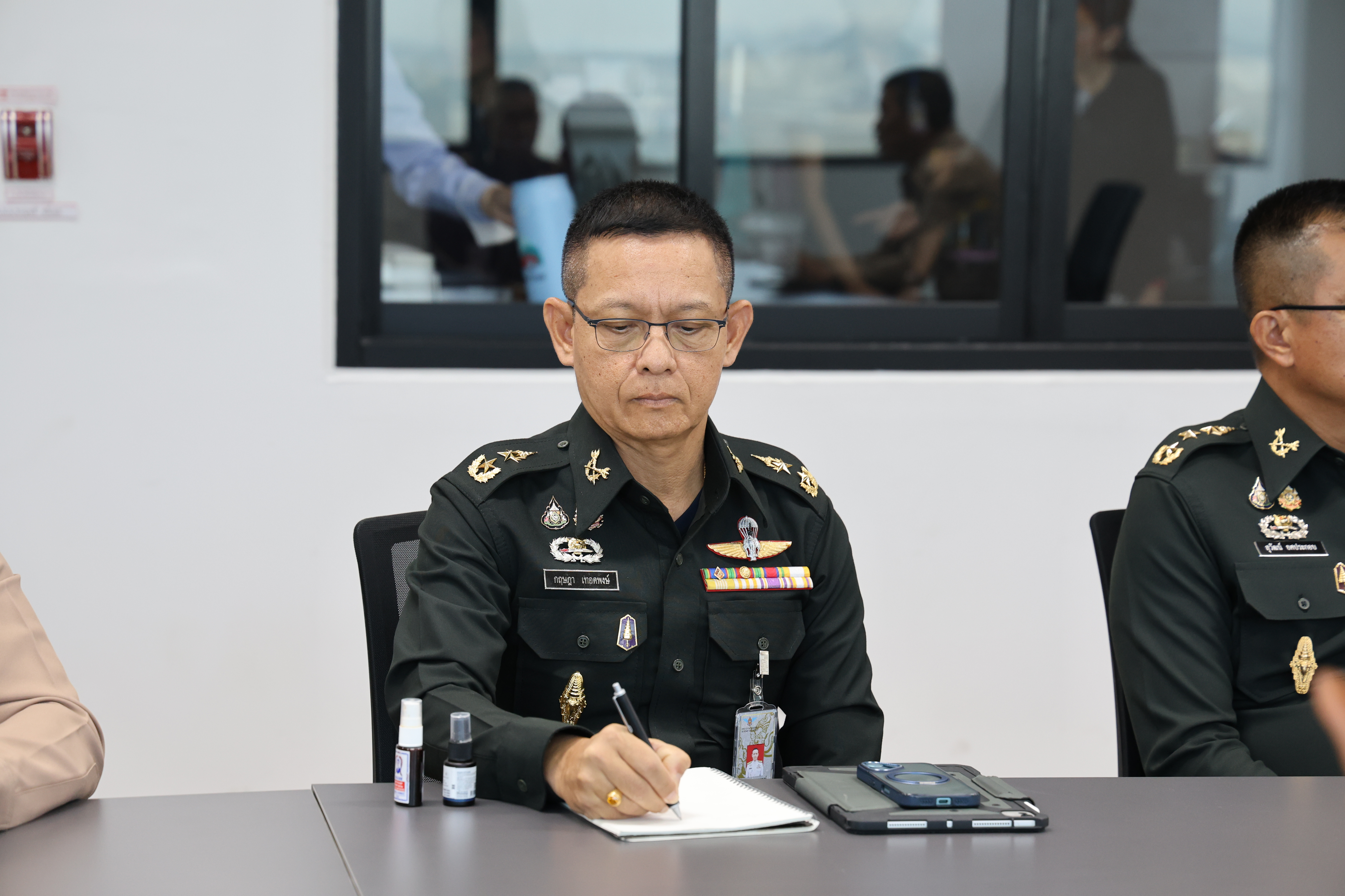 ร่วมให้การต้อนรับ รองปลัดกระทรวงกลาโหม