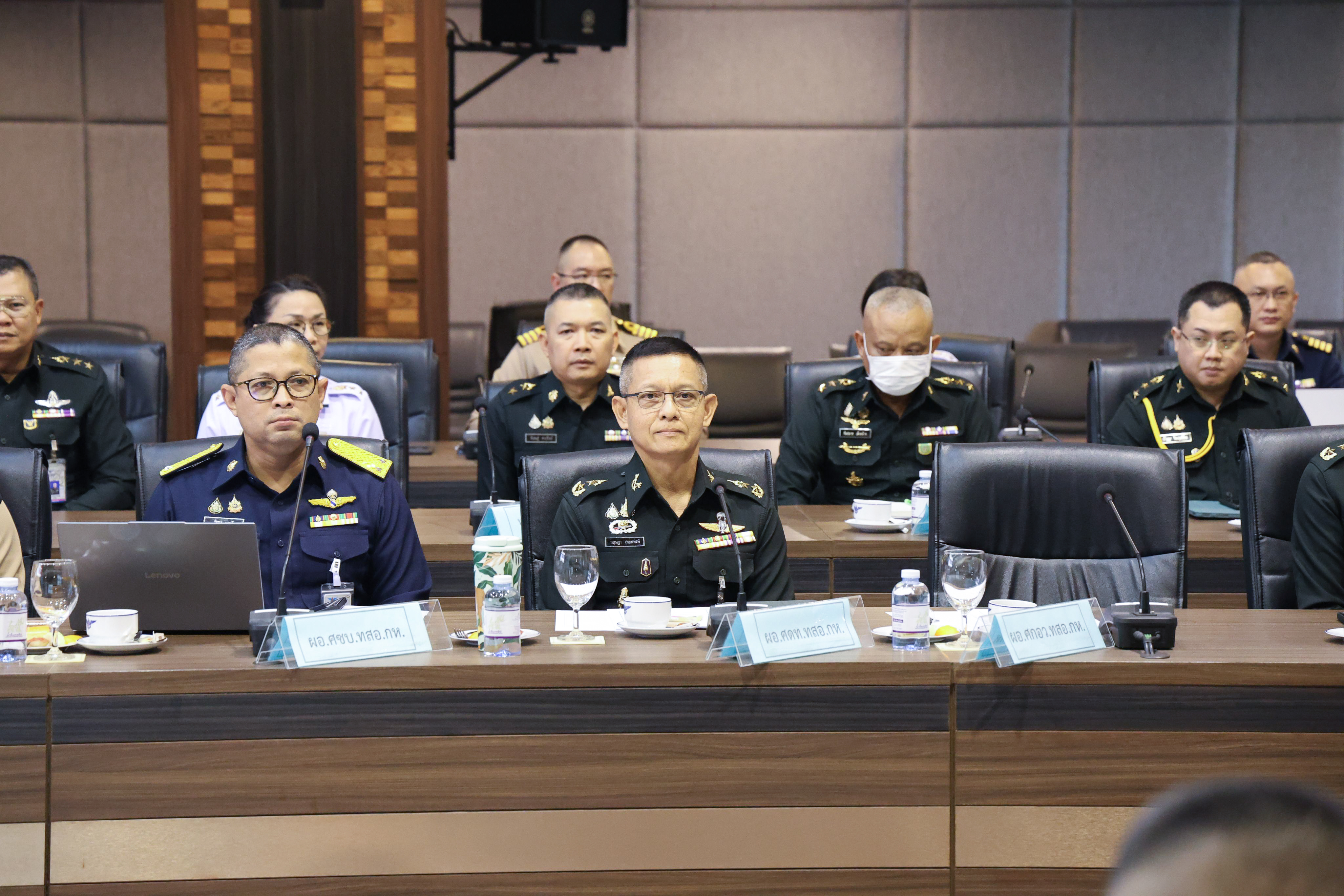 ให้การต้อนรับ พลเอก ธราพงษ์ มะละคำ ปลัดกระทรวงกลาโหม และคณะเข้าตรวจเยี่ยมและมอบแนวทางการปฏิบัติงาน