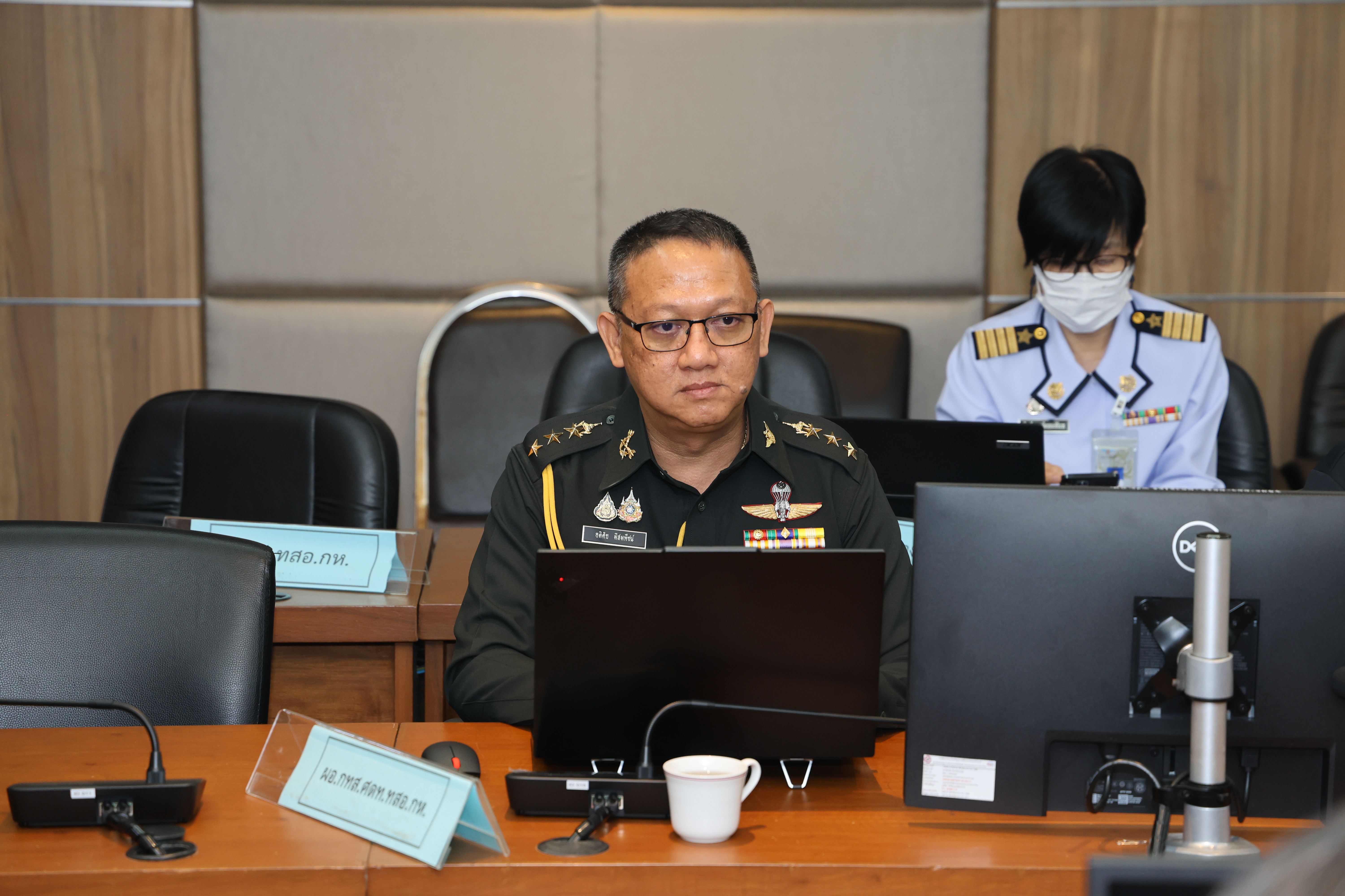 การประชุมหารือการกำหนดมาตรฐานและแนวทางการใช้ระบบสารบรรณอิเล็กทรอนิกส์ (e-Sarabun) ของ กห.