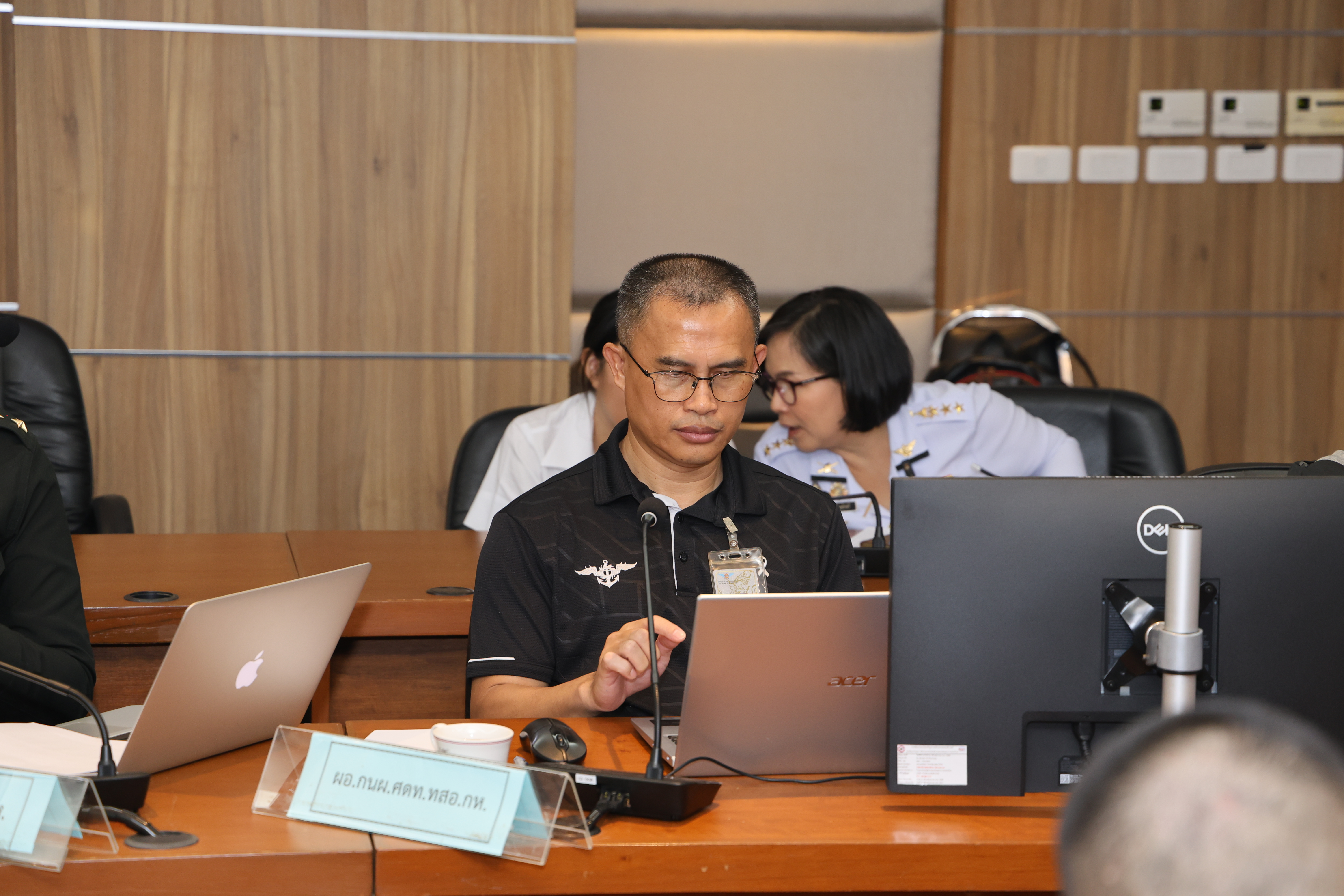 การประชุมหารือการกำหนดมาตรฐานและแนวทางการใช้ระบบสารบรรณอิเล็กทรอนิกส์ (e-Sarabun) ของ กห.