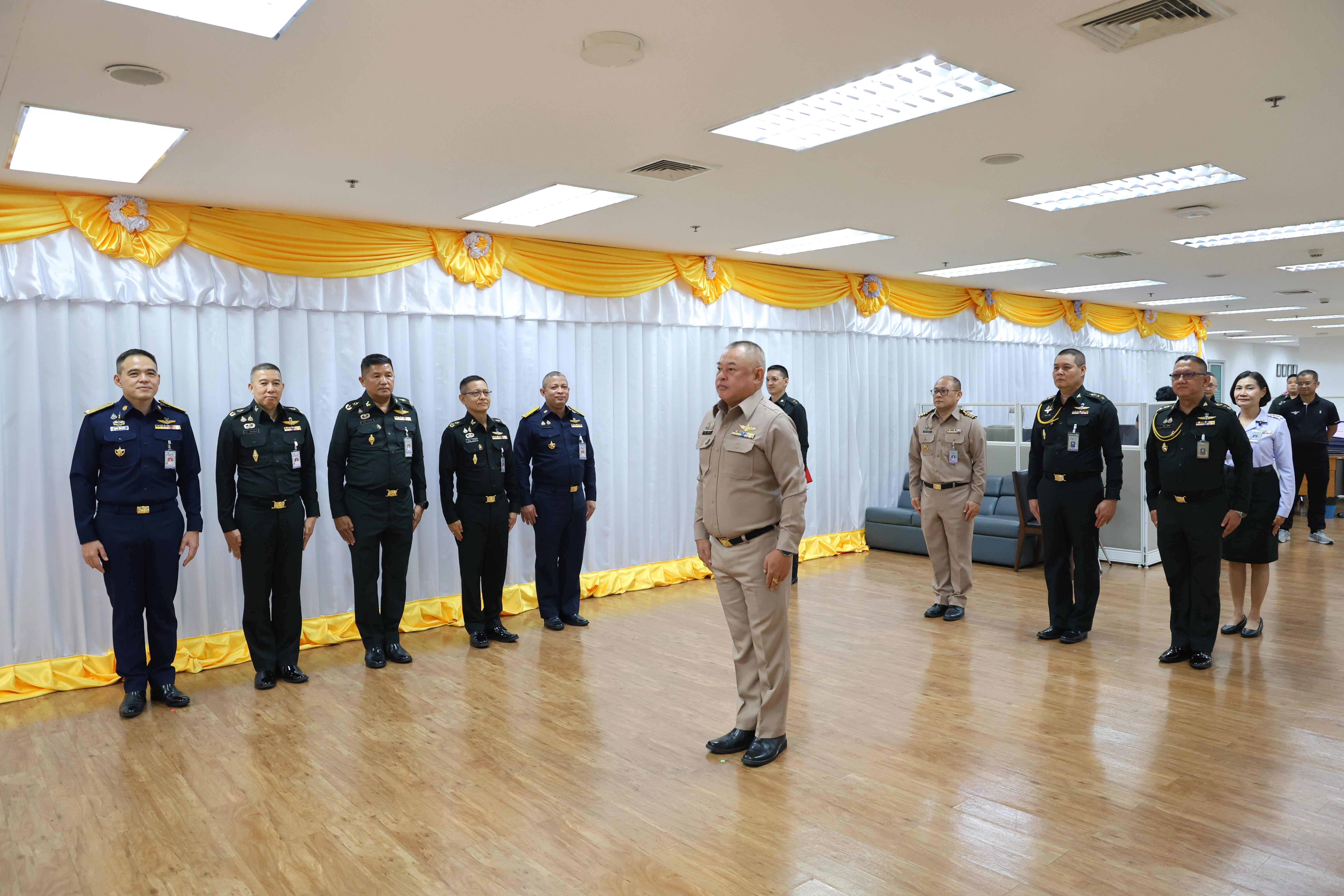 พิธีประ​ดับเครื่อง​หมาย​ยศ​ข้าราชการ ศูนย์ดิจิทัล กรมเทคโนโลยีสารสนเทศและอวกาศกลาโหม