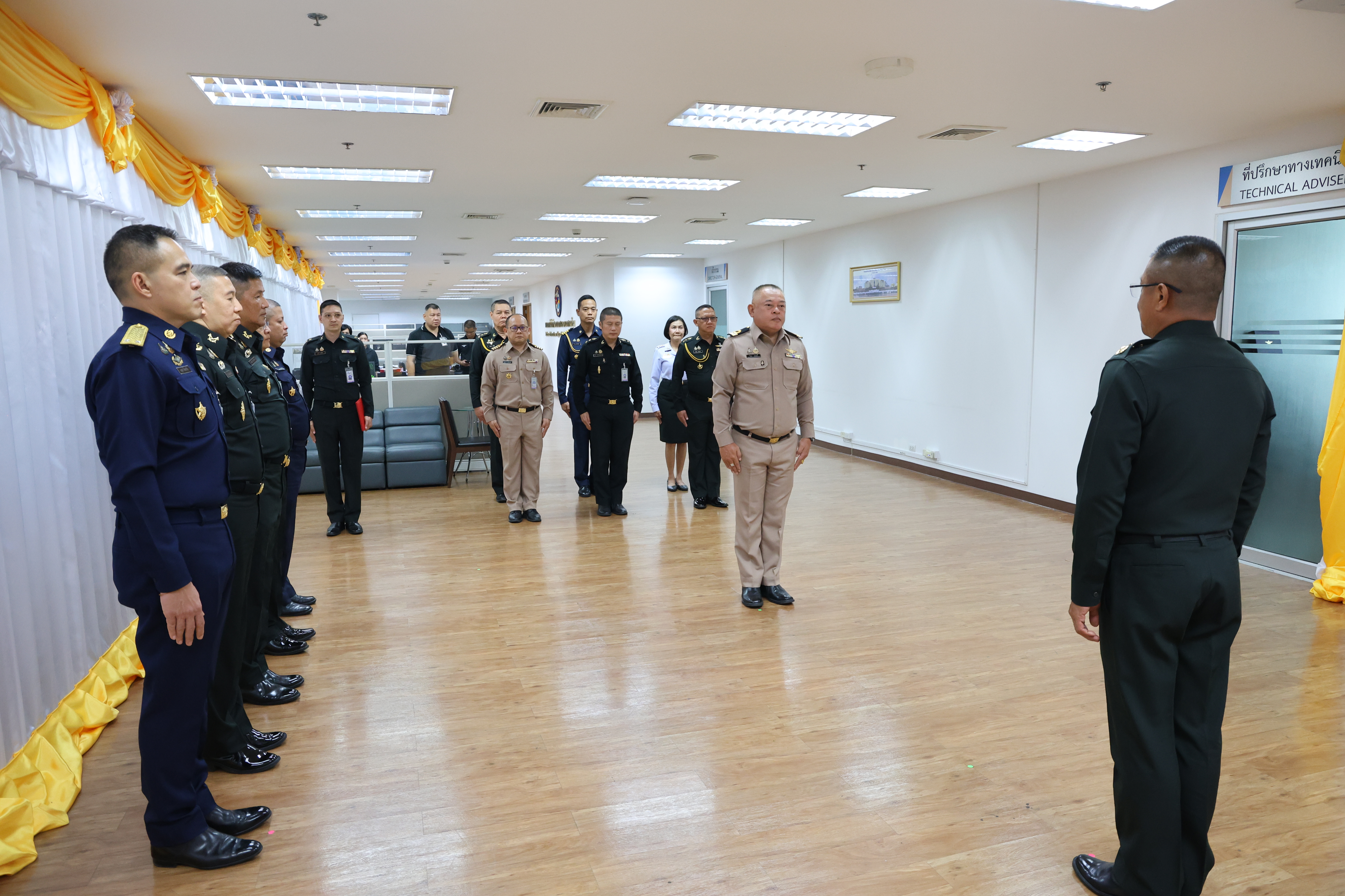 พิธีประ​ดับเครื่อง​หมาย​ยศ​ข้าราชการ ศูนย์ดิจิทัล กรมเทคโนโลยีสารสนเทศและอวกาศกลาโหม