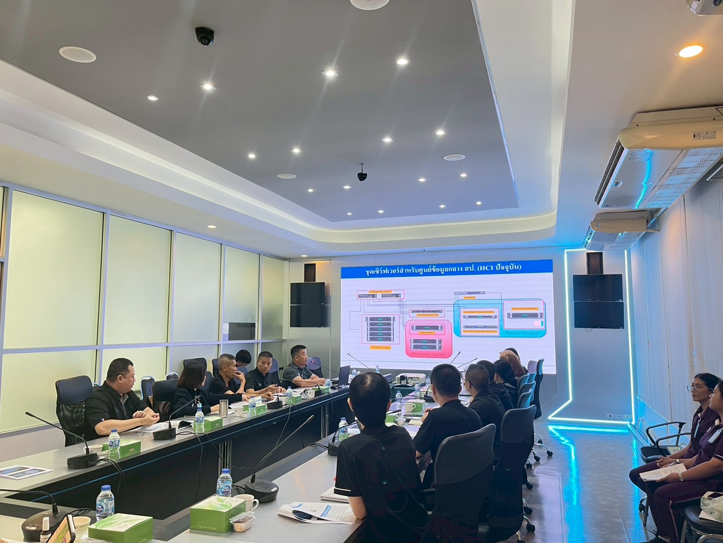 ประชุมโครงการขยายขีดความสามารถและดำรงสภาพ Datacenter (Kickoff Metting)