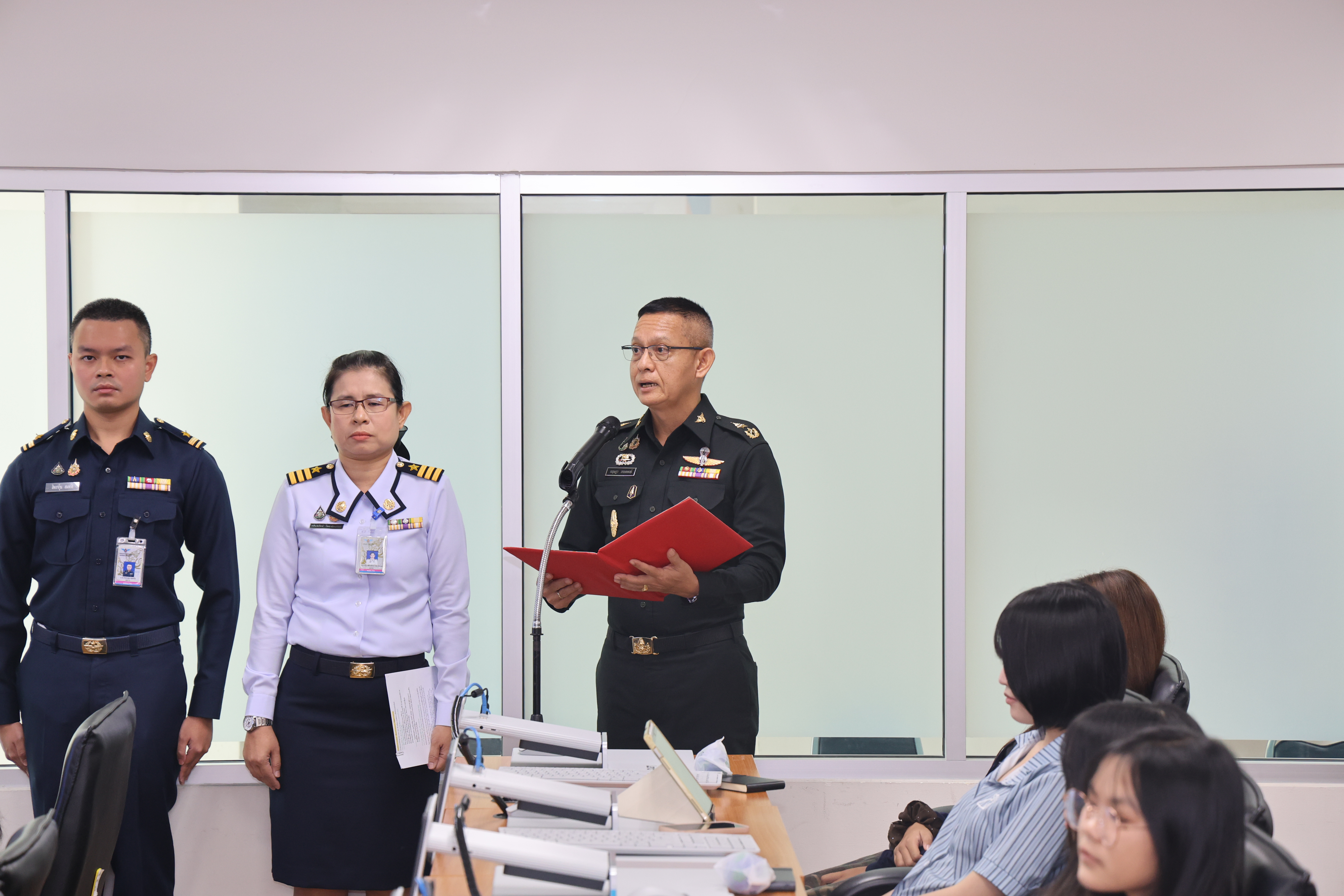 การอบรมในหลักสูตร เยาวชน สป.ต้านภัยยาเสพติดจากสื่อสังคมออนไลด์ ในวันที่ 7-8 พ.ค.69