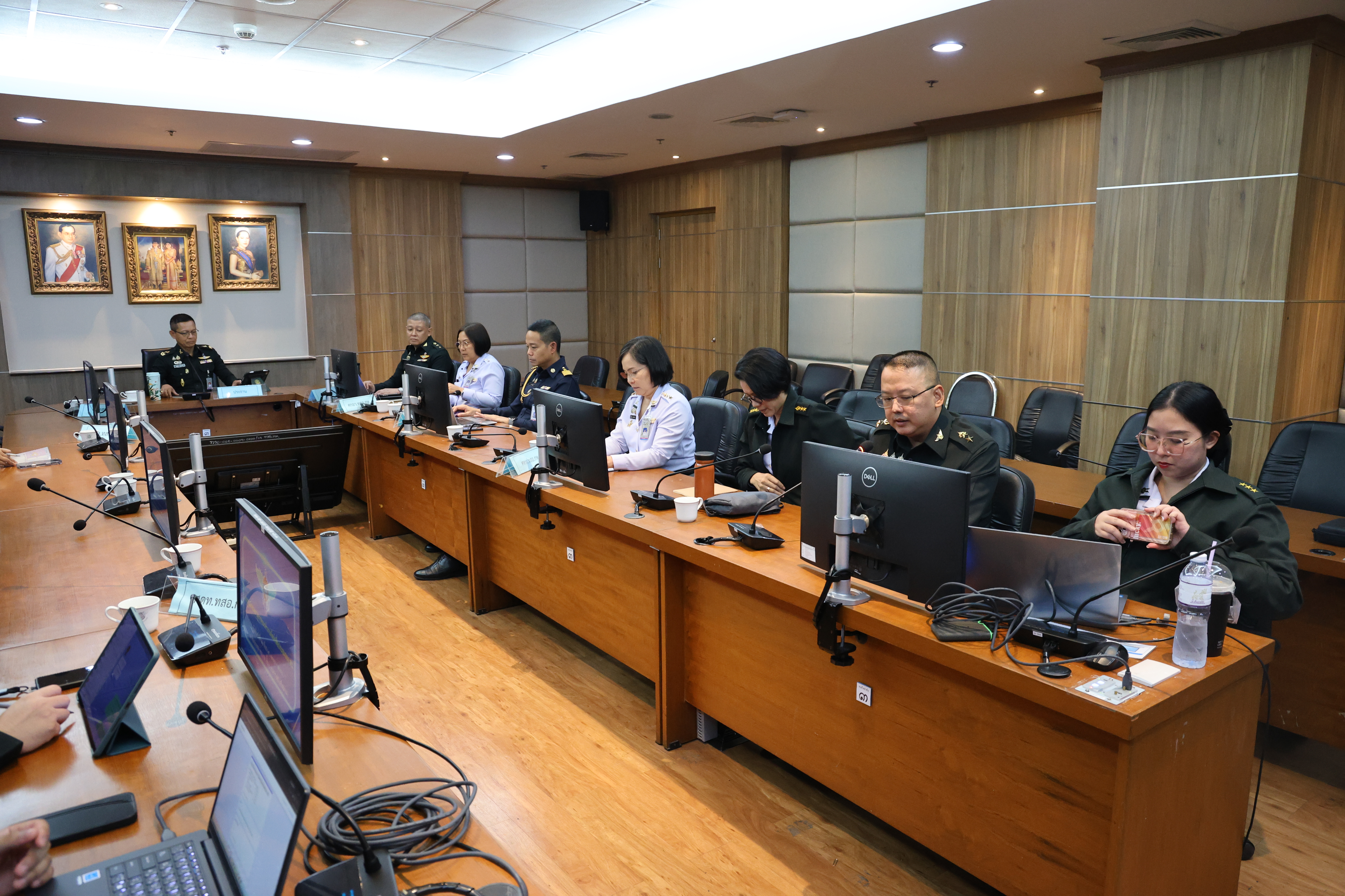 การประชุมคณะทำงานสื่อประสมของ สป.